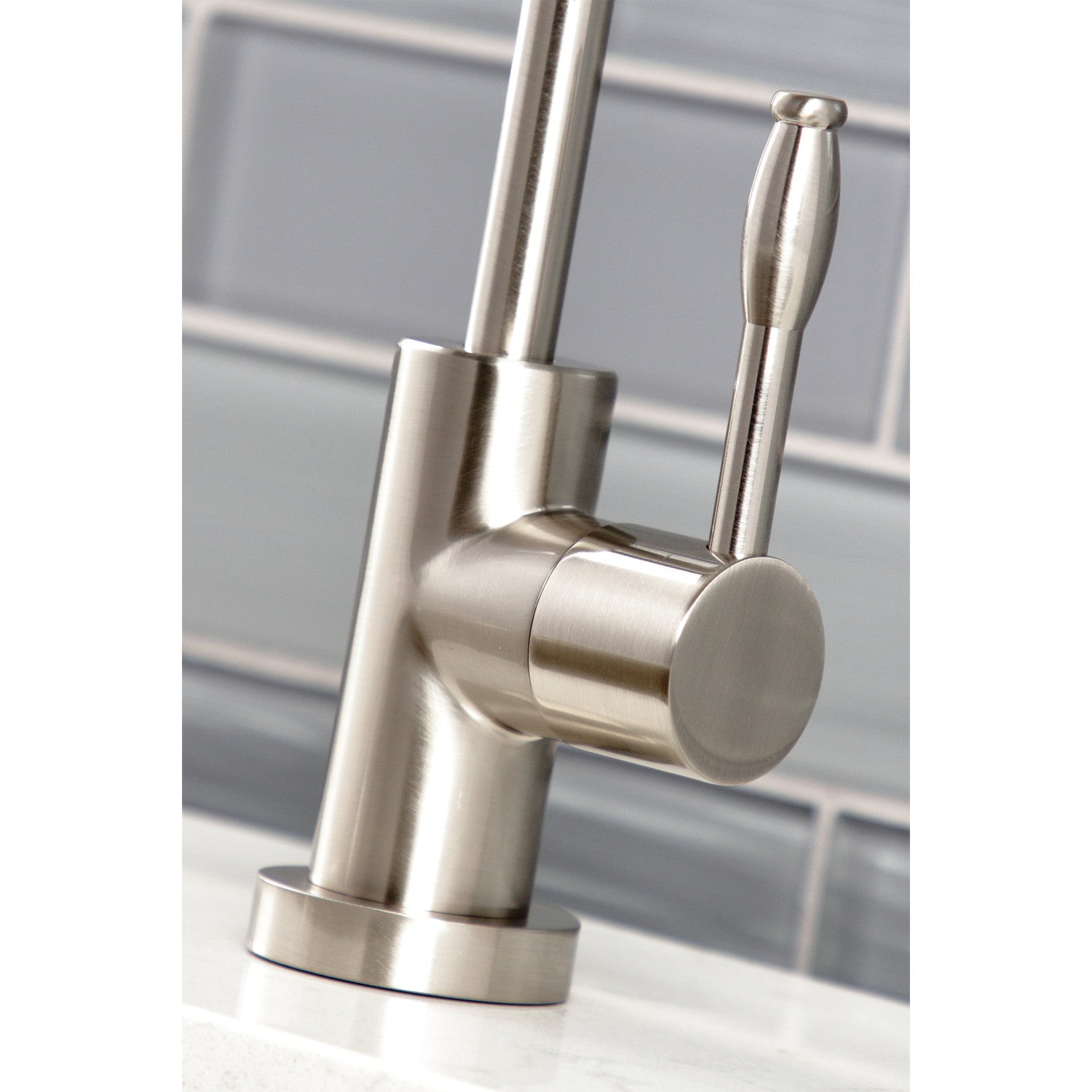 Kingston Sona KS6198NKL - Nustudio Single-Handle 1-Hole Deck Mount Water Filtration Faucet, Brushed Nickel — image 1